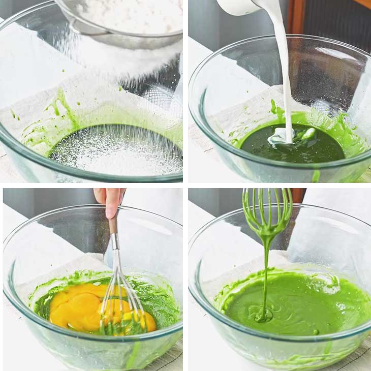matcha sponge cake