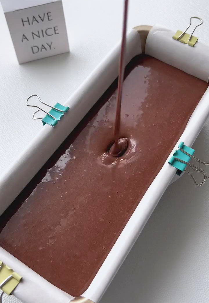 pour the batter into the mold