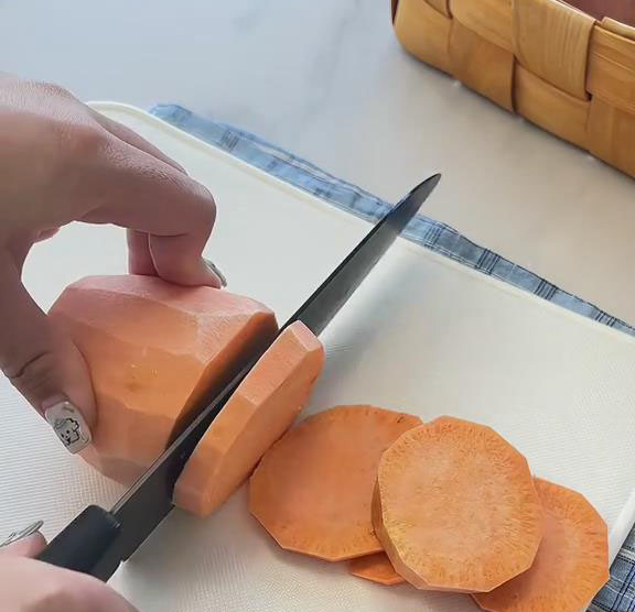 prepare the sweet potatoes