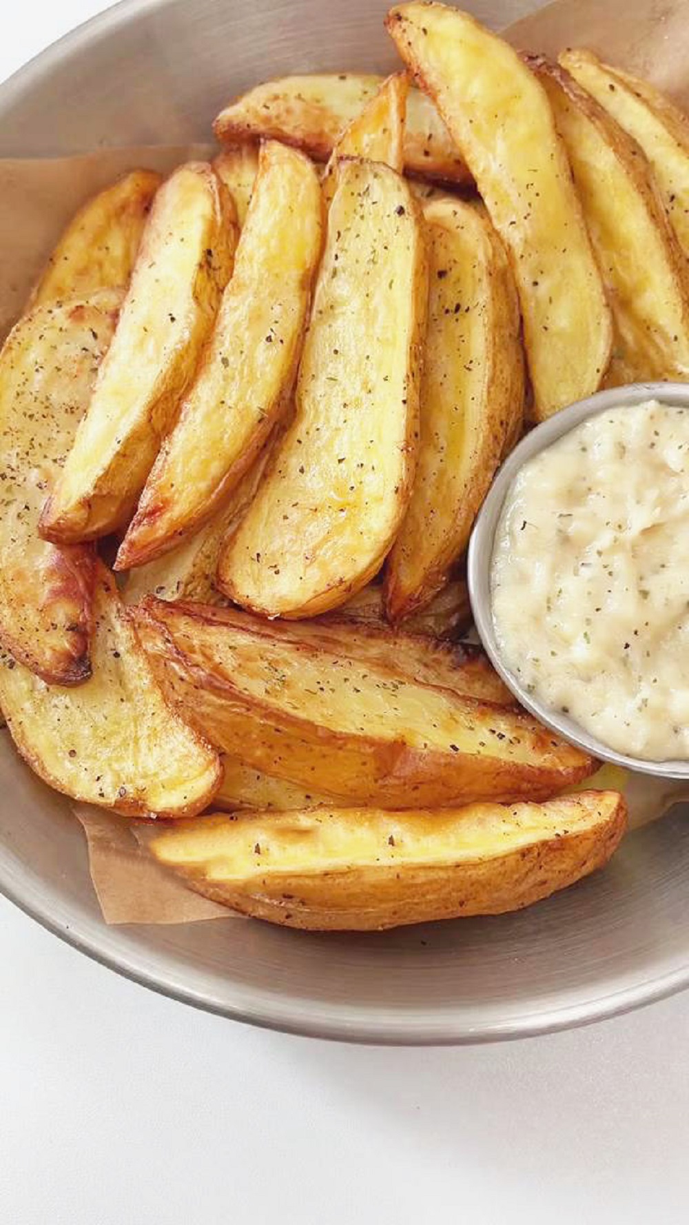 air fryer potato wedges 1