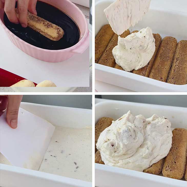 assemble the tiramisu 1 assemble the tiramisu 1