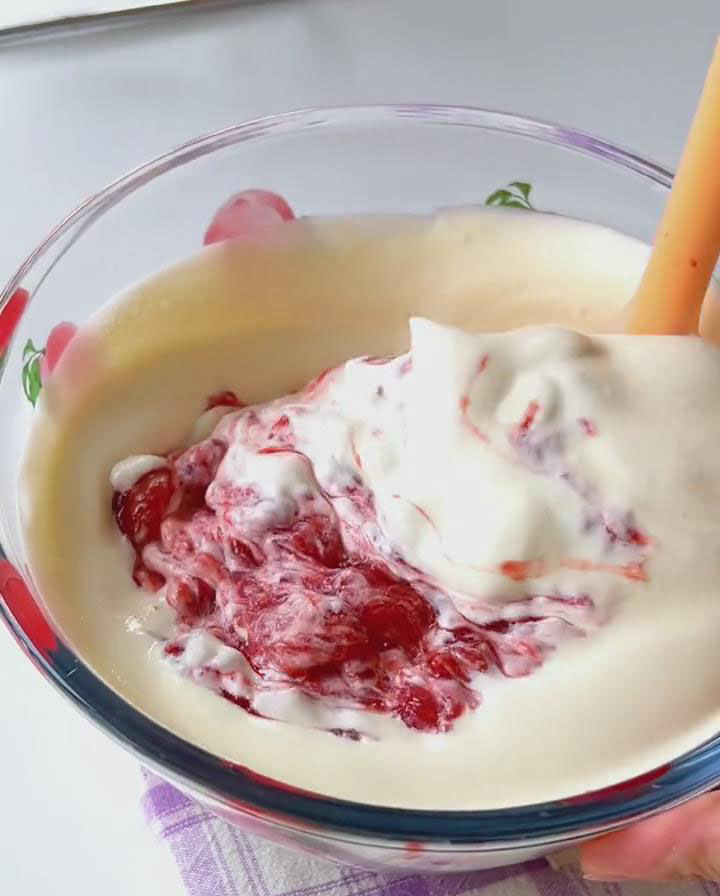 fold the mixture with a spatula