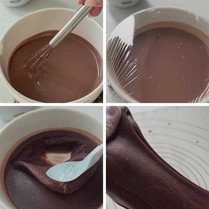 making the mochi dough