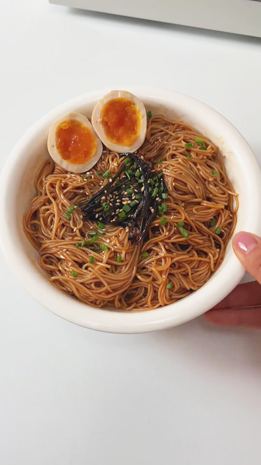 scallion oil noodles 3