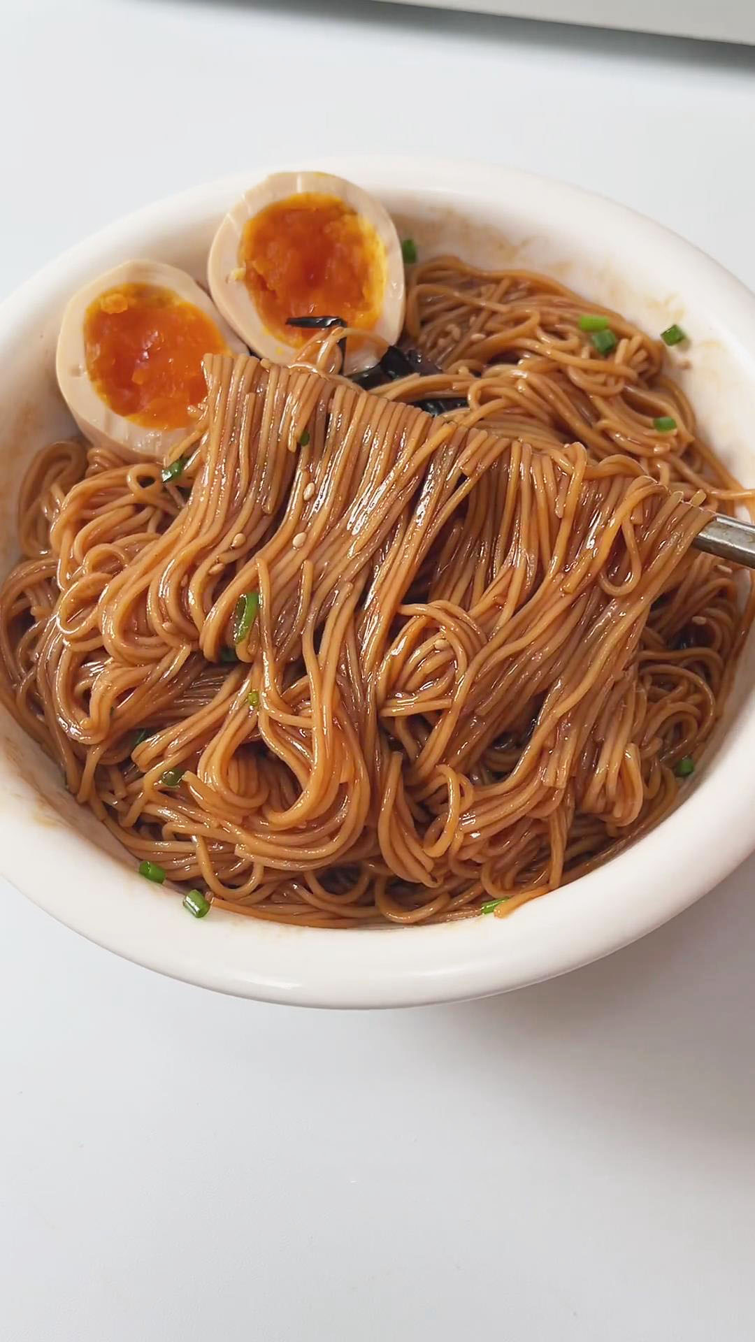 scallion oil noodles 4