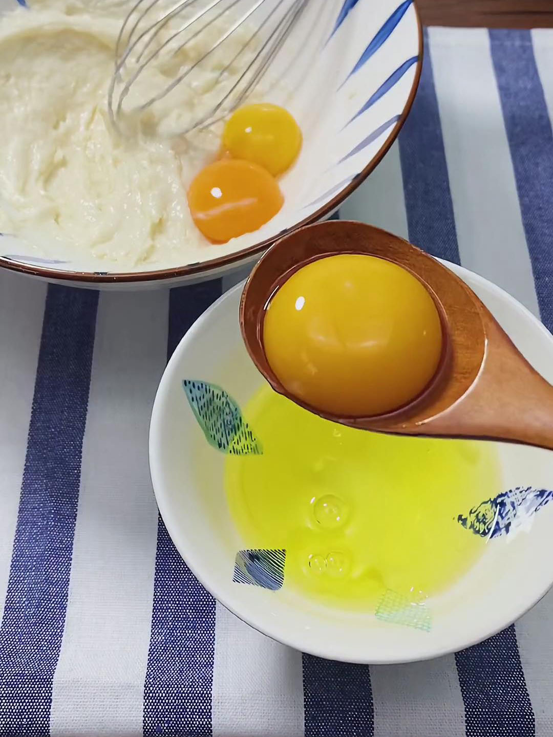 separate egg whites and yolks 2