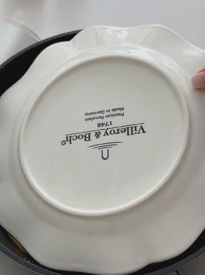 use a plate to flip the potato cake