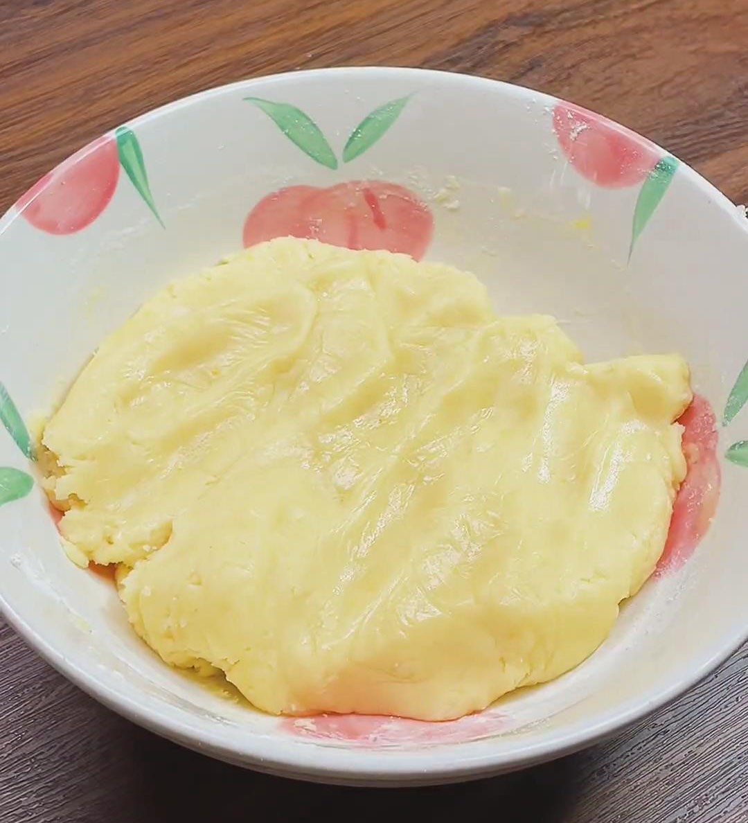 use your hands to knead the mixture into a smooth dough