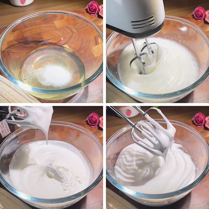 whip the egg whites