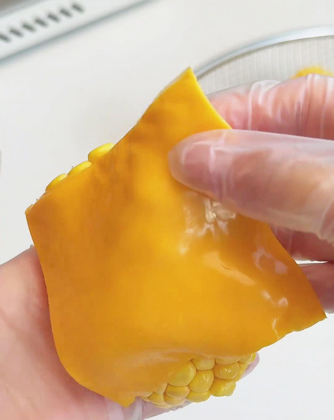 wrap with cheese slices