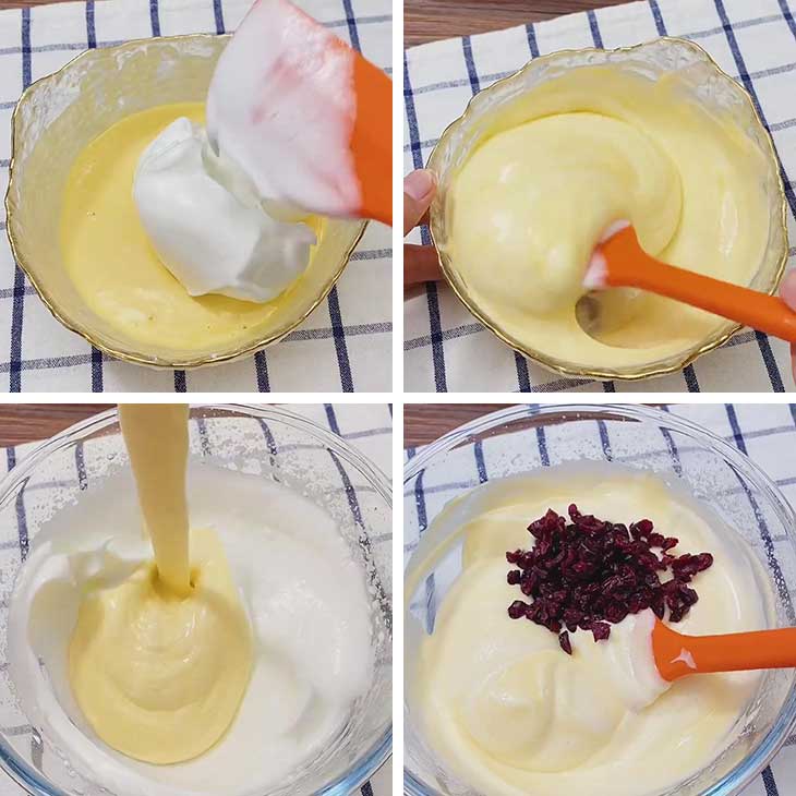 combine the batter