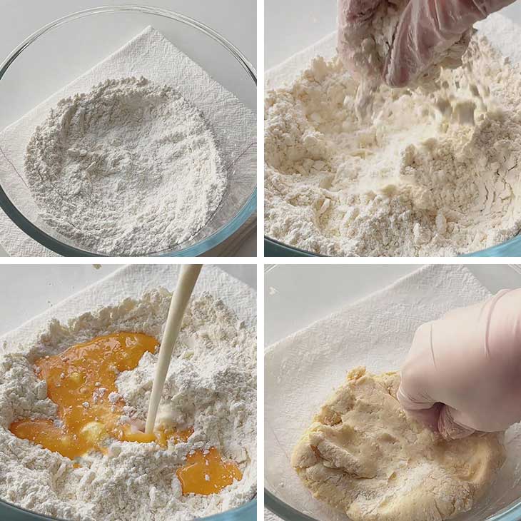 make the scone dough