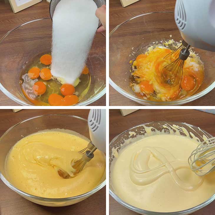 making the cake batter 1