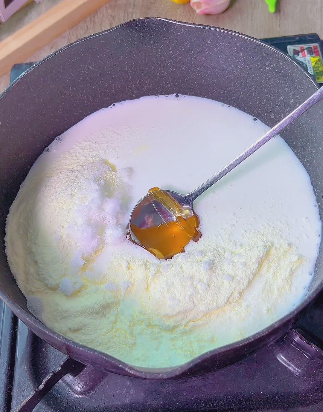 place all ingredients into a non stick pot