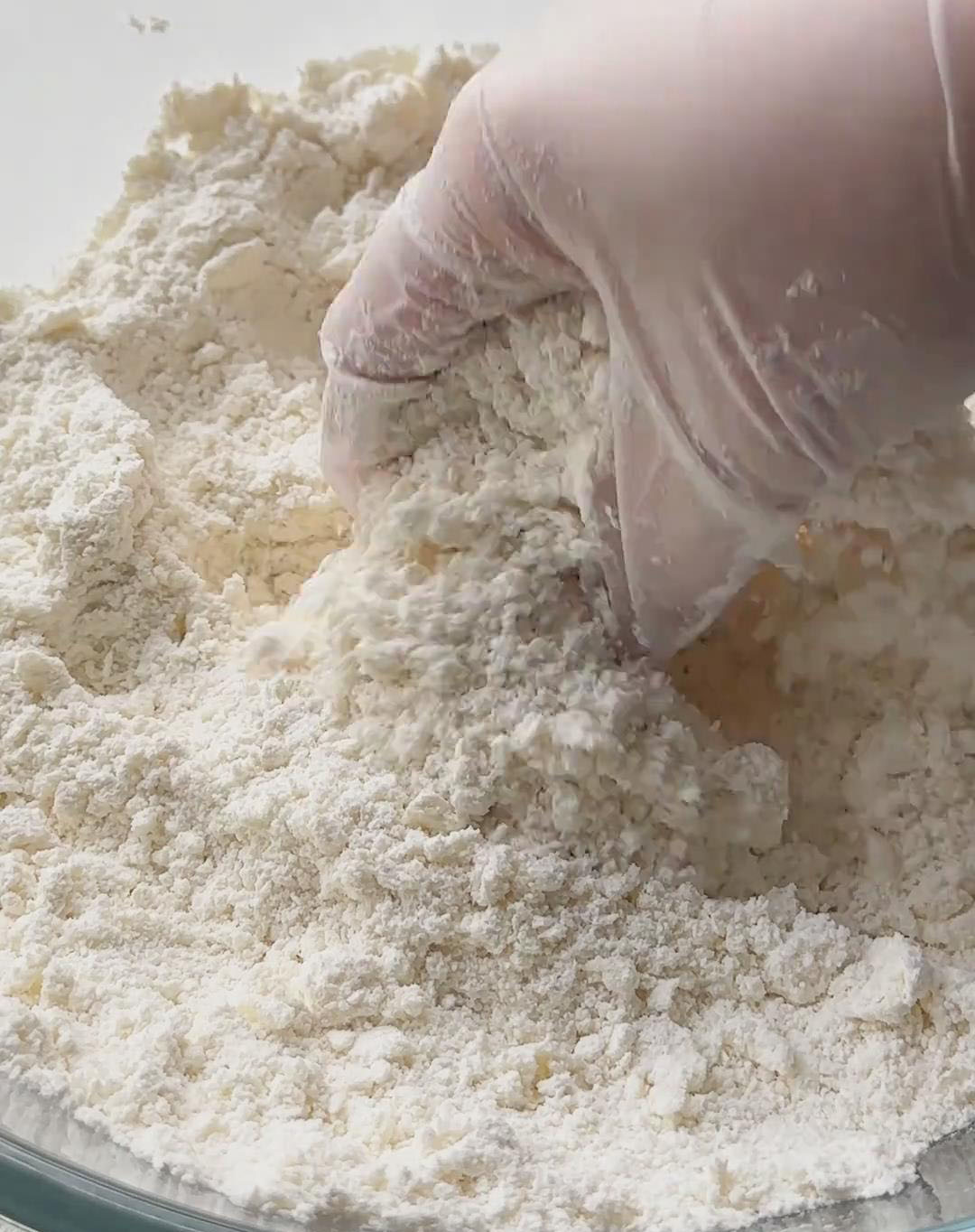 use your hands to rub the butter use your hands to rub the butter