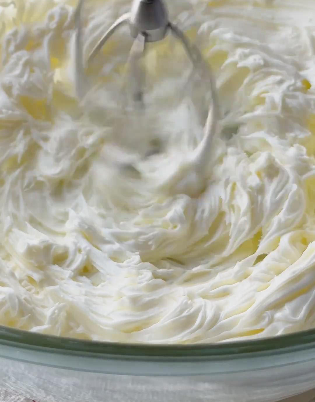 then use an electric mixer on low speed to blend the butter and sugar until smooth