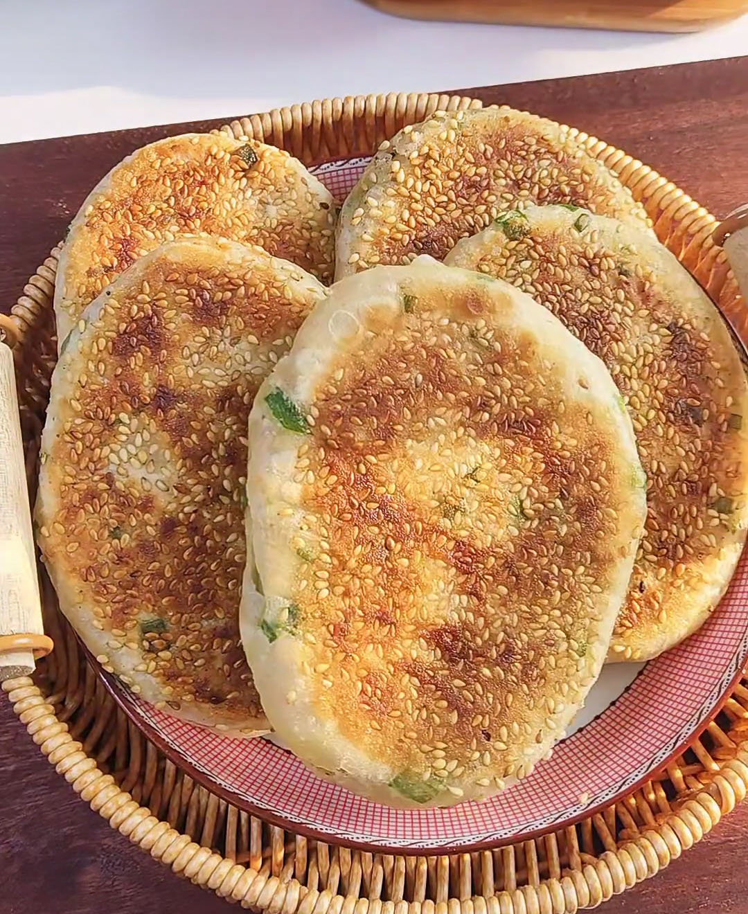 scallion pepper salt flatbread 3